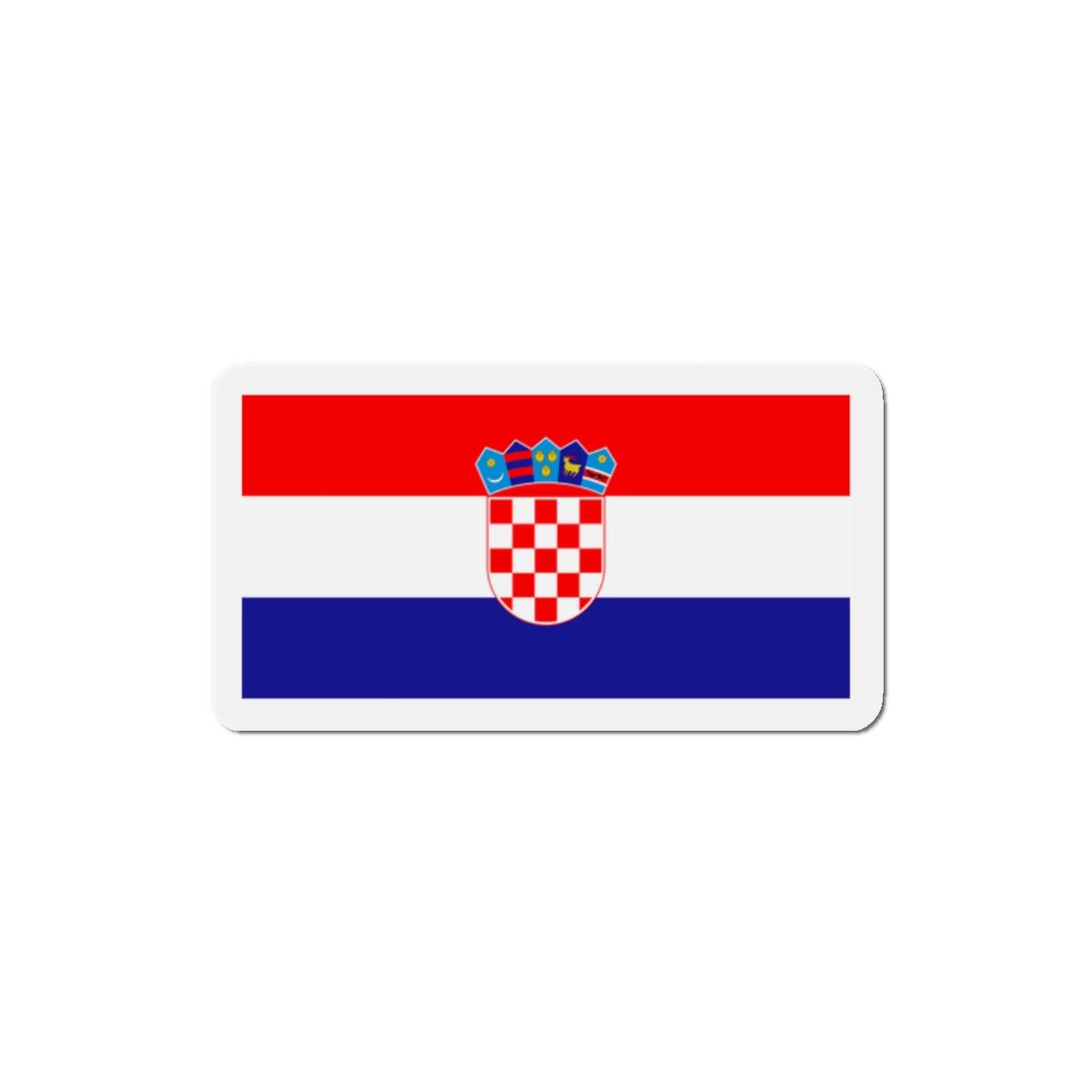 Aimant Drapeau de la Croatie en plusieurs taiiles - Pixelforma