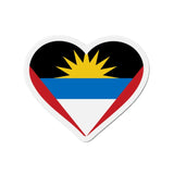 Aimant drapeau de l’antigua-et-barbuda – forme cœur