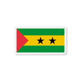 Aimant Drapeau de Sao Tomé-et-Principe en plusieurs taiiles - Pixelforma 