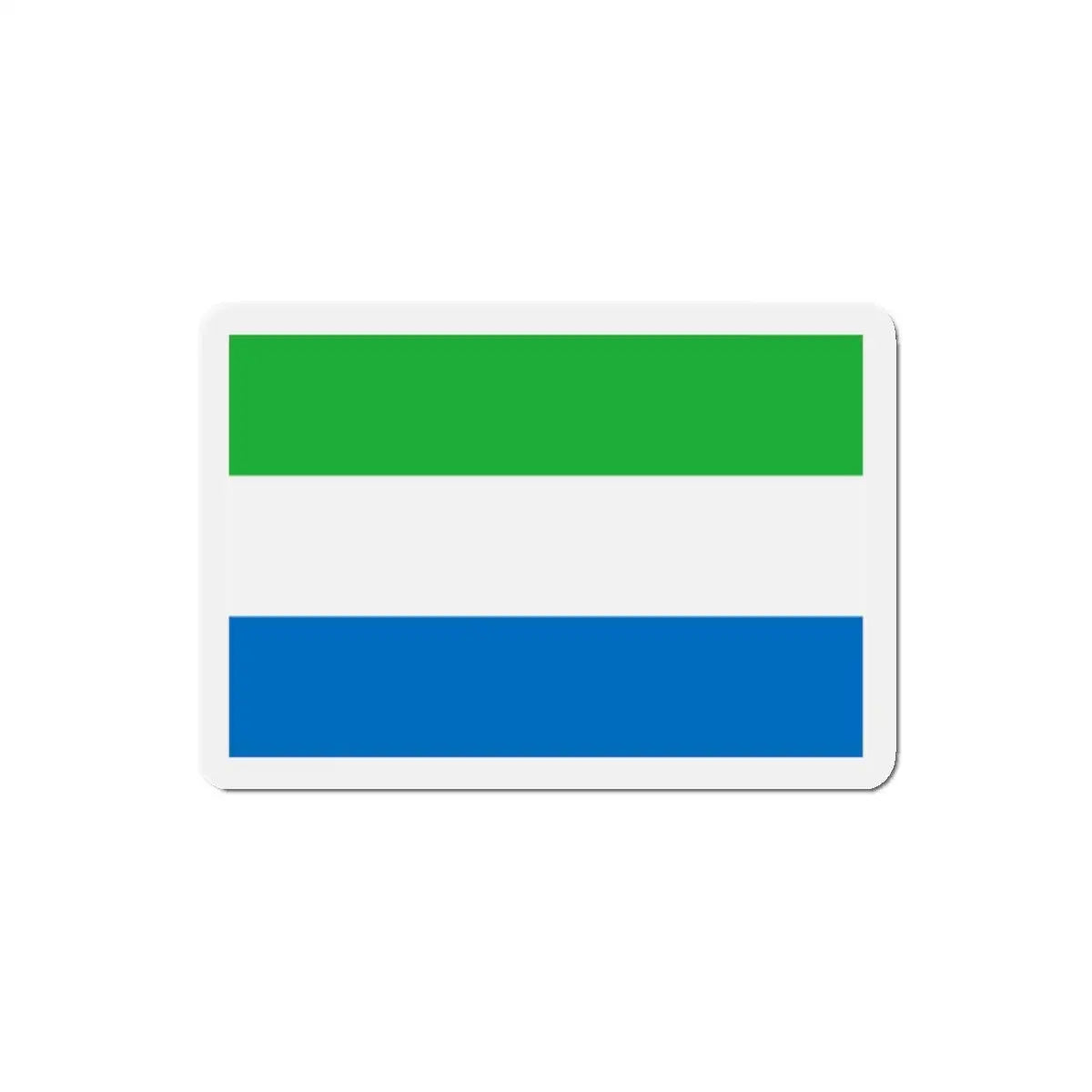 Aimant Drapeau de Sierra Leone en plusieurs taiiles - Pixelforma 