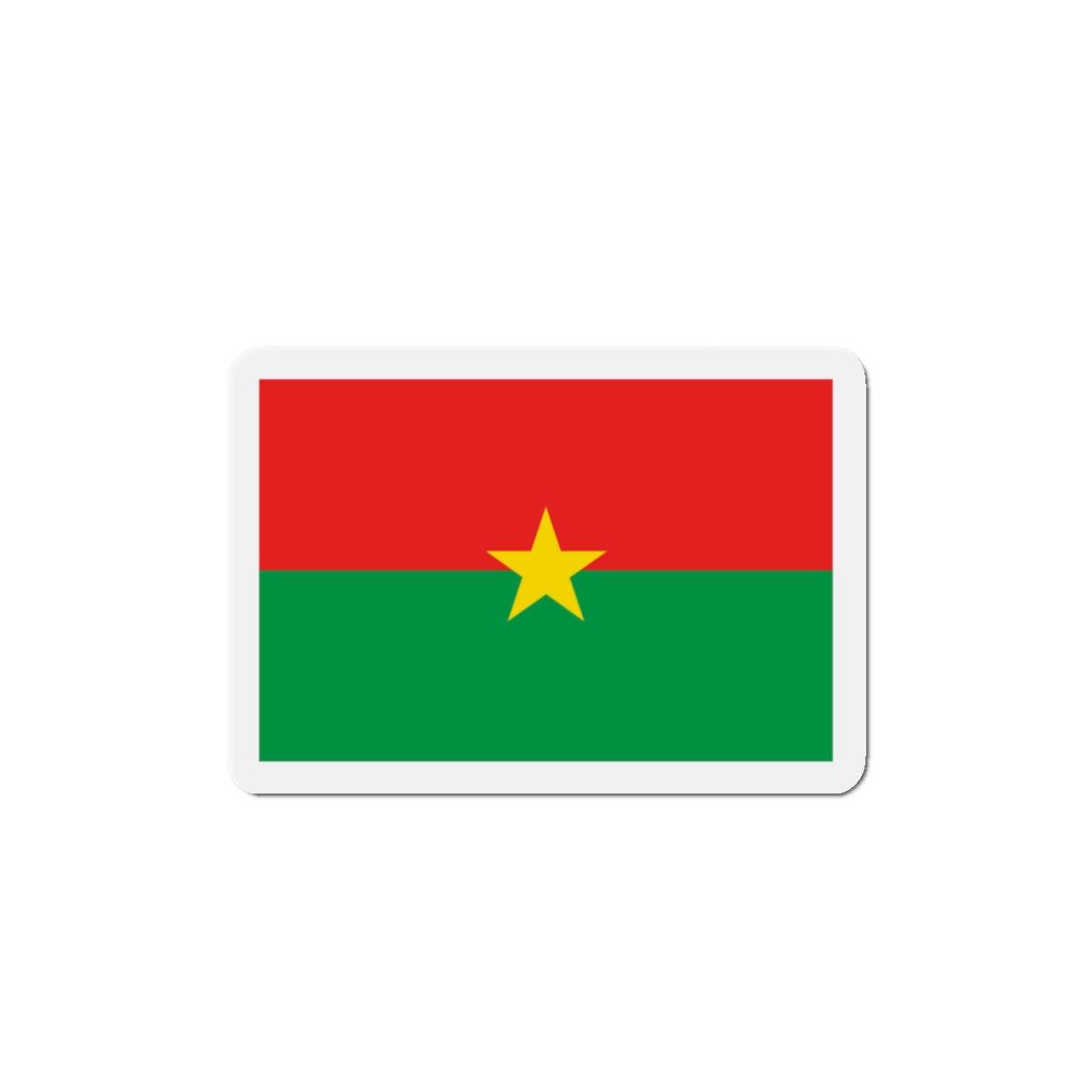 Aimant Drapeau du Burkina Faso en plusieurs taiiles - Pixelforma