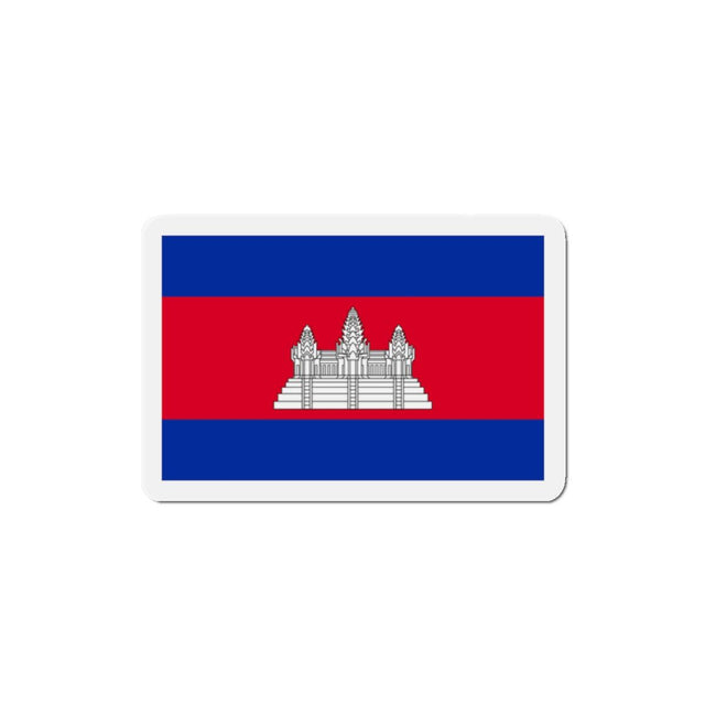 Aimant Drapeau du Cambodge en plusieurs taiiles - Pixelforma