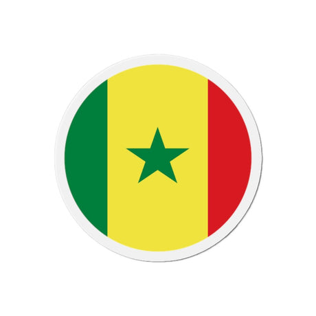 Aimant Drapeau du Sénégal en plusieurs tailles - Pixelforma