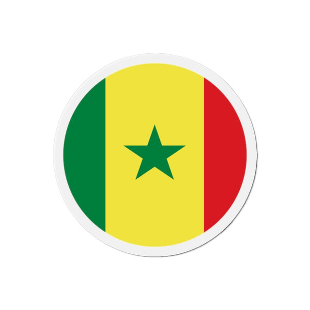 Aimant Drapeau du Sénégal en plusieurs tailles - Pixelforma