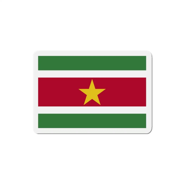 Aimant Drapeau du Suriname en plusieurs taiiles - Pixelforma 