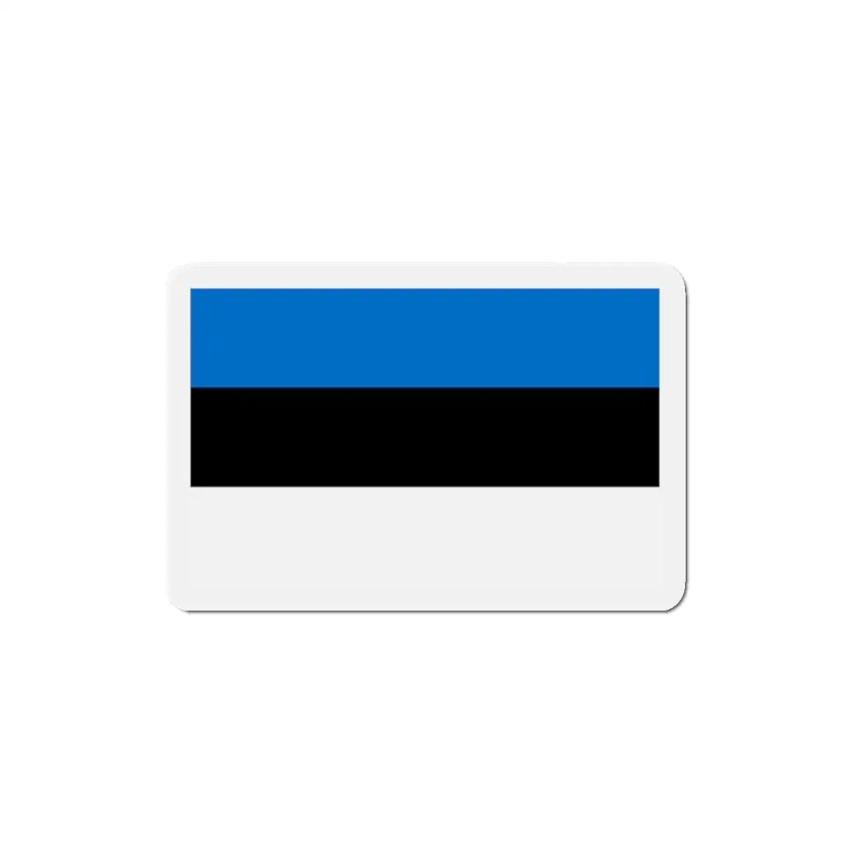 Aimant drapeau estonie forme rectangulaire décoratif