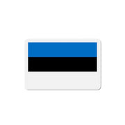 Aimant drapeau estonie forme rectangulaire décoratif