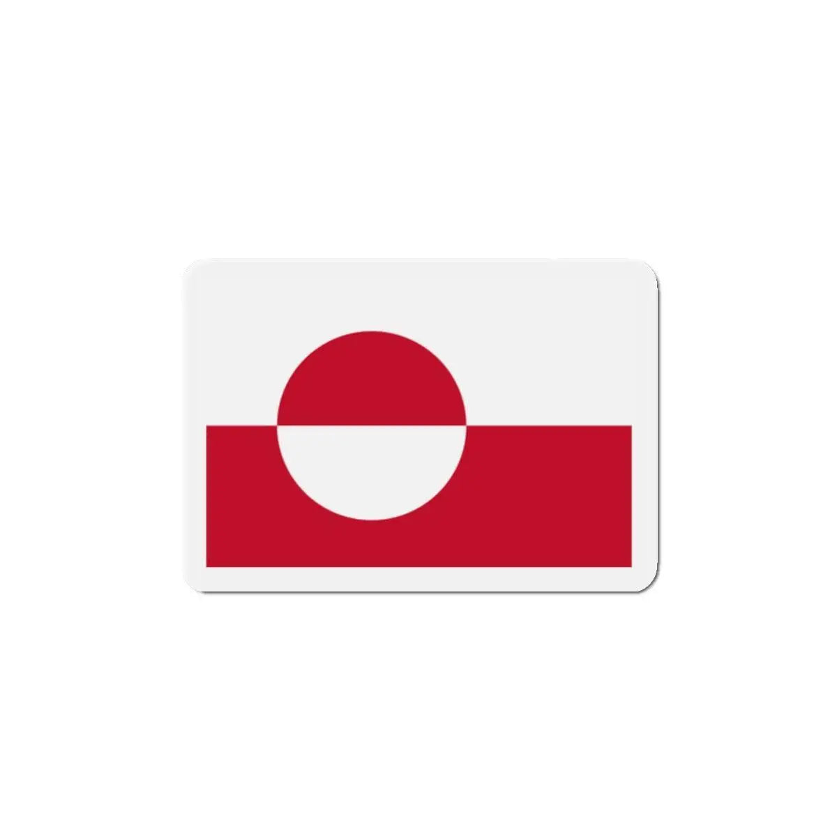 Aimant drapeau groenland rectangulaire magnétique décoratif