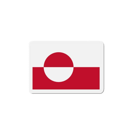 Aimant drapeau groenland rectangulaire magnétique décoratif