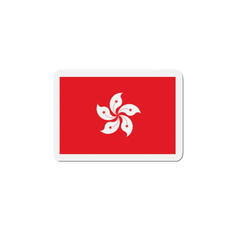 Aimant drapeau hong kong forme rectangulaire décoratif