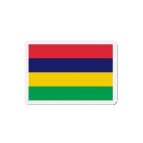 Aimant drapeau île maurice forme rectangulaire décoratif