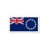 Aimant drapeau îles cook rectangulaire décoratif magnétique