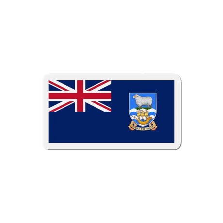 Aimant drapeau îles malouines forme rectangulaire décoratif