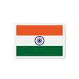 Aimant drapeau inde forme rectangulaire couleur vive