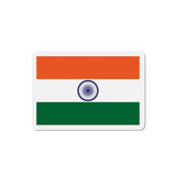 Aimant drapeau inde forme rectangulaire couleur vive