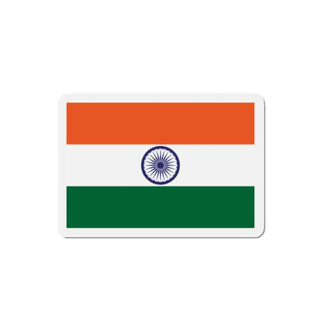 Aimant drapeau inde forme rectangulaire couleur vive