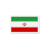 Aimant drapeau iran forme rectangulaire décoratif magnétique