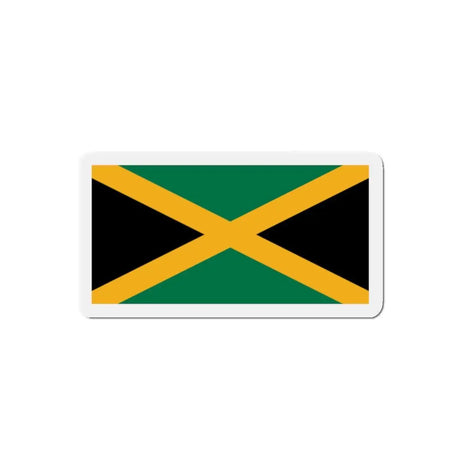 Aimant drapeau jamaïque rectangulaire décoratif magnet