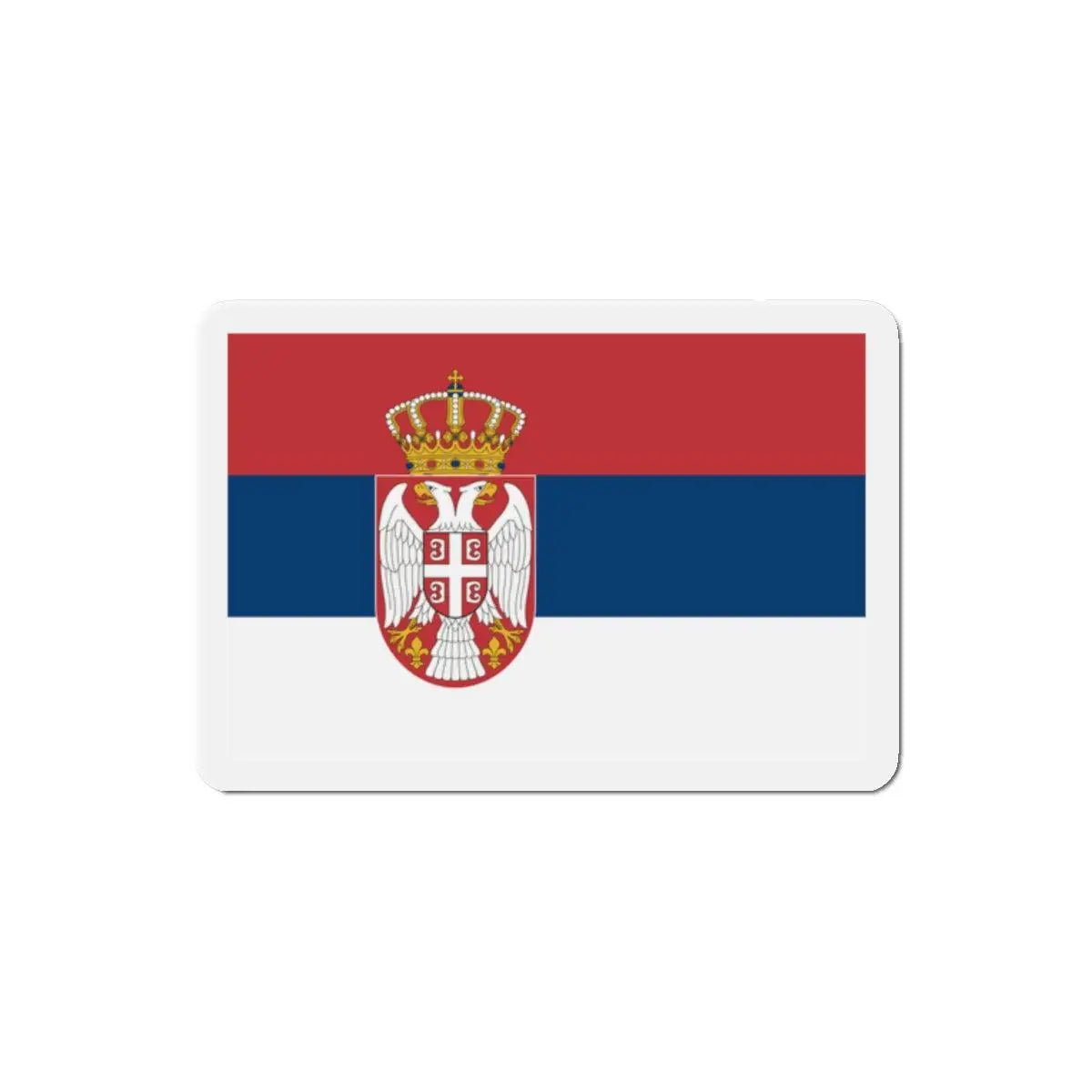 Aimant drapeau jordanie rectangulaire décoratif magnet