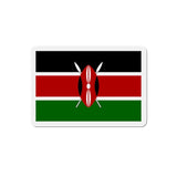 Aimant drapeau kenya rectangulaire décoratif magnétique
