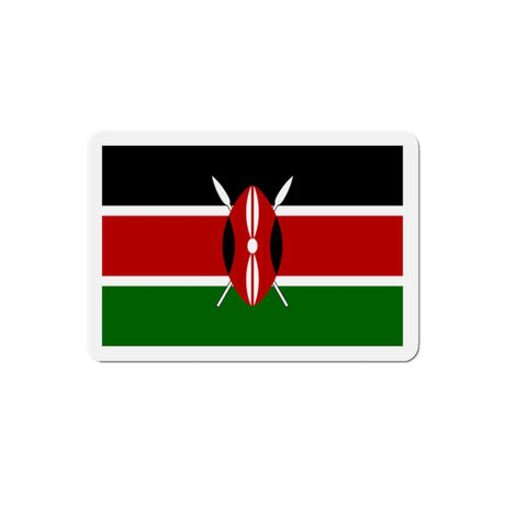 Aimant drapeau kenya rectangulaire décoratif magnétique