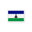 Aimant drapeau lesotho rectangulaire décoratif magnétique