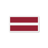 Aimant drapeau lettonie forme rectangulaire décoratif