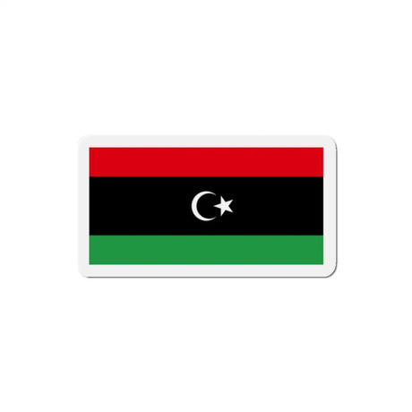 Aimant drapeau libye rectangulaire décor métal souvenir