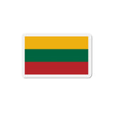 Aimant drapeau lituanie forme rectangulaire déco métal