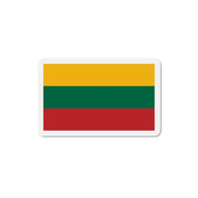 Aimant drapeau lituanie forme rectangulaire déco métal