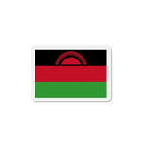Aimant drapeau malawi rectangulaire coloré décoratif