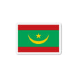 Aimant drapeau mauritanie forme rectangulaire magnétique