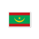 Aimant drapeau mauritanie forme rectangulaire magnétique
