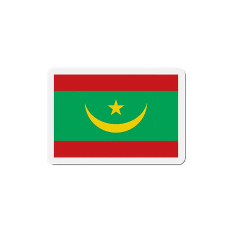 Aimant drapeau mauritanie forme rectangulaire magnétique