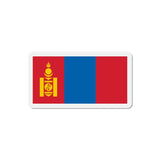 Aimant drapeau mongolie forme rectangulaire décoratif