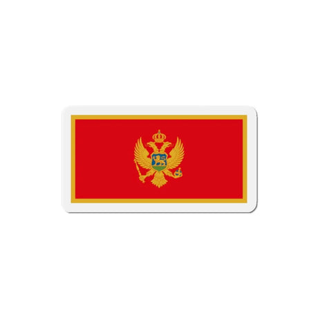 Aimant drapeau monténégro rectangulaire décoratif magnétique