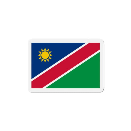 Aimant drapeau namibie forme rectangulaire couleurs vives
