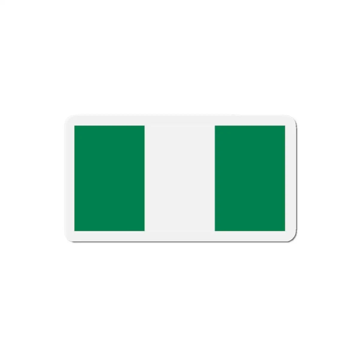 Aimant drapeau nigeria rectangulaire décoratif magnétique