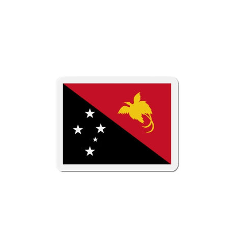 Aimant drapeau papouasie-nouvelle-guinée forme rectangulaire