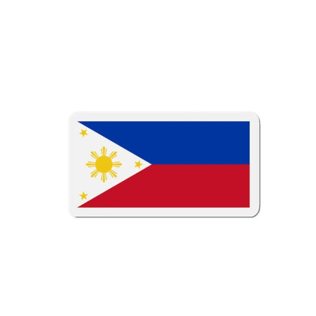 Aimant drapeau philippines forme rectangulaire décoratif