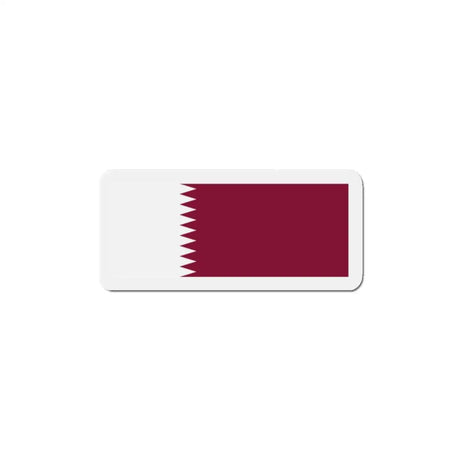 Aimant drapeau qatar forme rectangulaire finition soignée