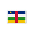 Aimant drapeau république centrafricaine forme rectangulaire