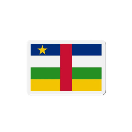 Aimant drapeau république centrafricaine forme rectangulaire