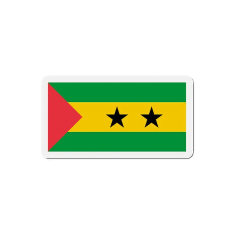 Aimant drapeau sao tomé-et-principe rectangulaire décoratif
