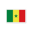 Aimant drapeau sénégal forme rectangulaire couleurs vives
