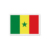 Aimant drapeau sénégal forme rectangulaire couleurs vives