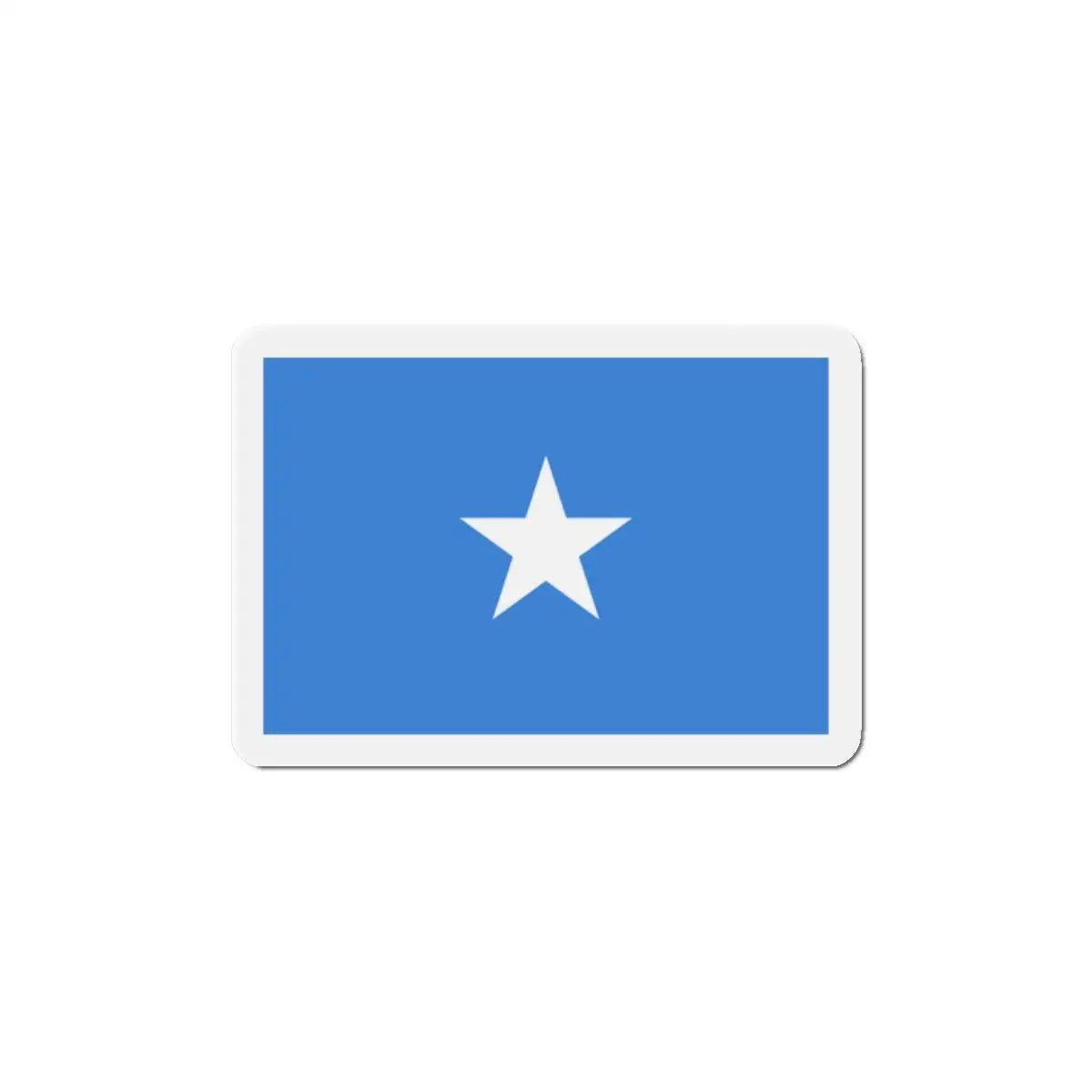 Aimant drapeau somalie rectangulaire déco métallique