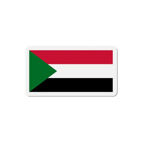 Aimant drapeau soudan forme rectangulaire décoratif