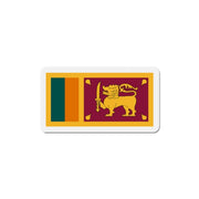 Aimant drapeau sri lanka rectangulaire décoratif magnétique
