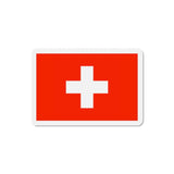Aimant drapeau suisse rectangulaire décoratif magnet